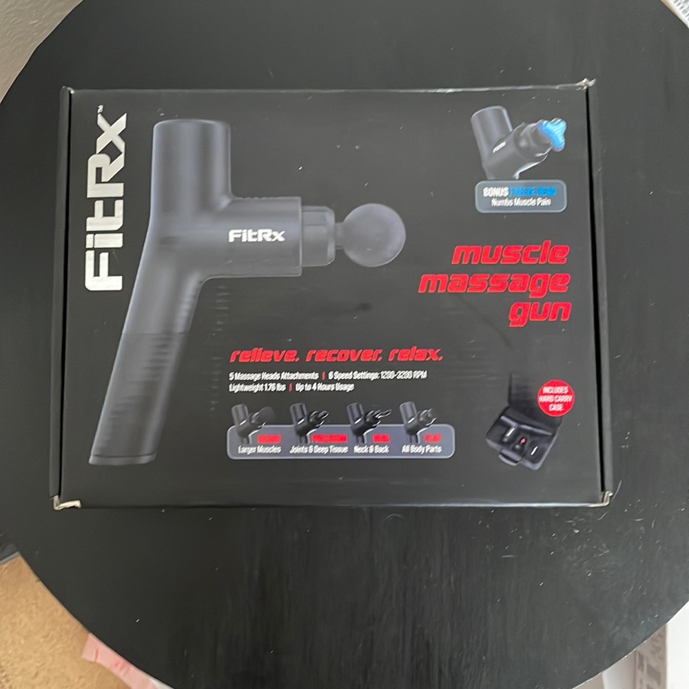 FitRx muscle massage gun